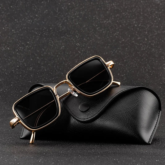 MCROONS Vintage Punk sunglasses - front detail on case
