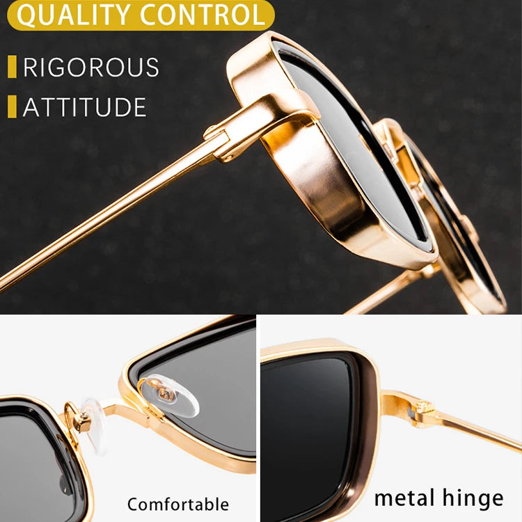 MCROONS Vintage Punk sunglasses - hinge and comfort detail
