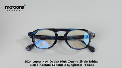 Geometric Unisex Glasses | Bold Transparent Frames