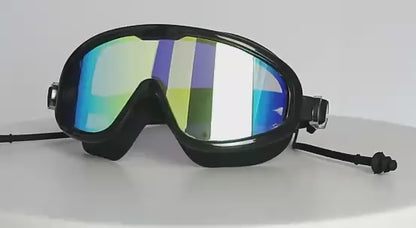 MCROONS Full-Face Snorkelling Goggles Series 2 | Blue Tint Wide Vision Frames | Unisex | Blue