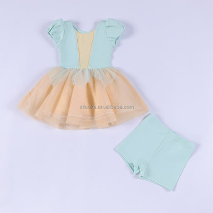 Girls Multi-Layer Tulle Princess Dress